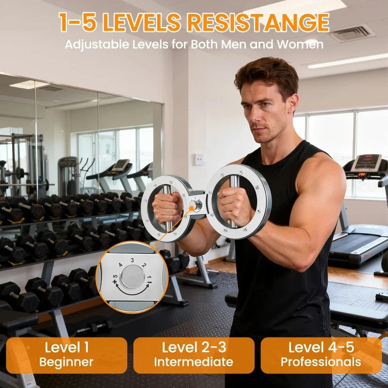 Adjustable Forearm & Grip Strength Rotator Trainer