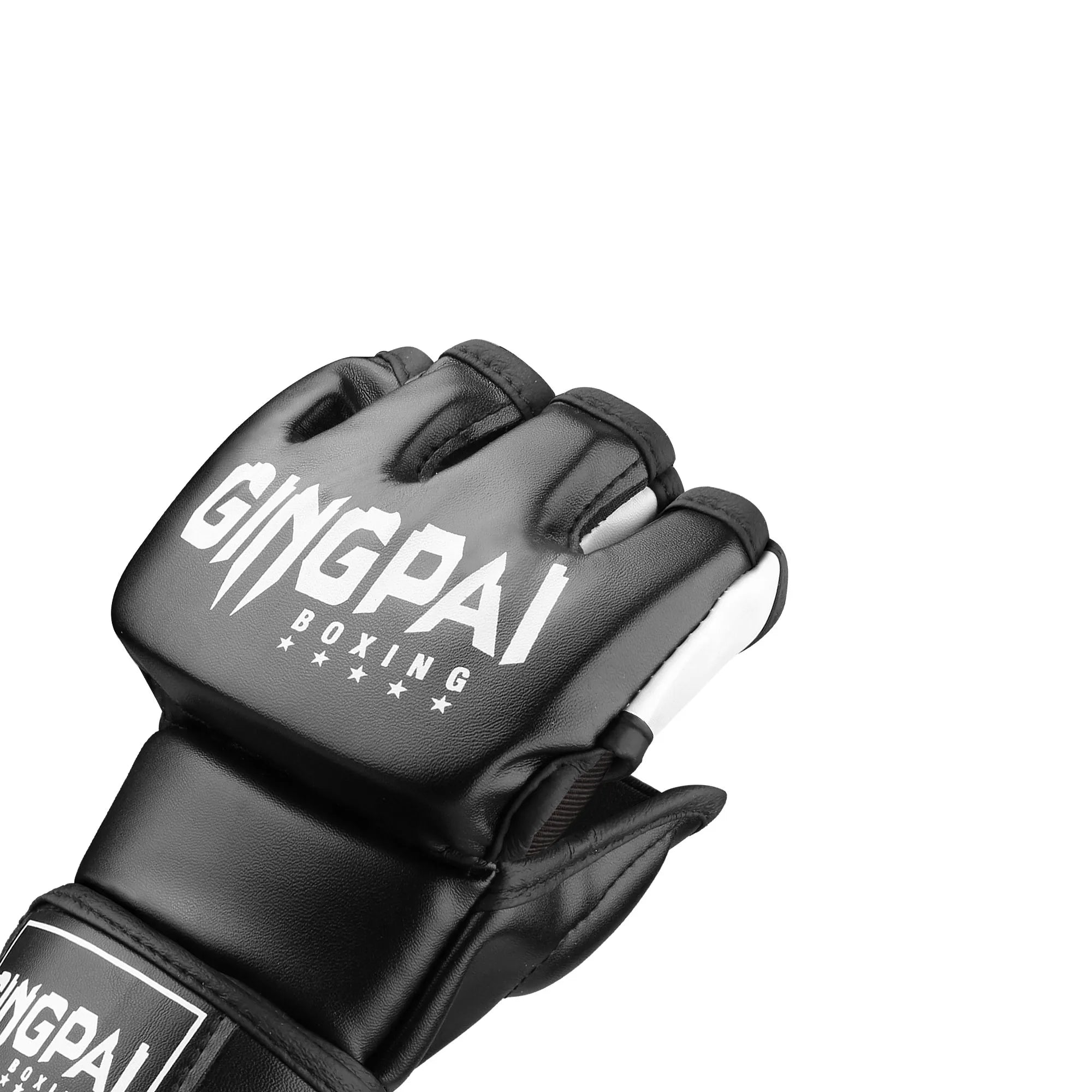 GINGPAI MMA Gloves – Fingerless Sparring Gloves for Boxing, Muay Thai & Kickboxing