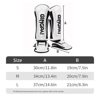 MMA Shin & Instep Guards – Muay Thai, Kickboxing & Taekwondo Leg Protectors