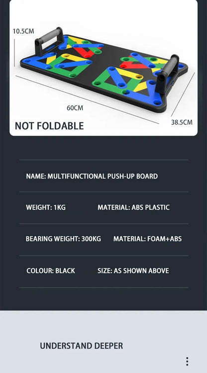 Push-Up Board Set – Colour-Coded Strength Training System