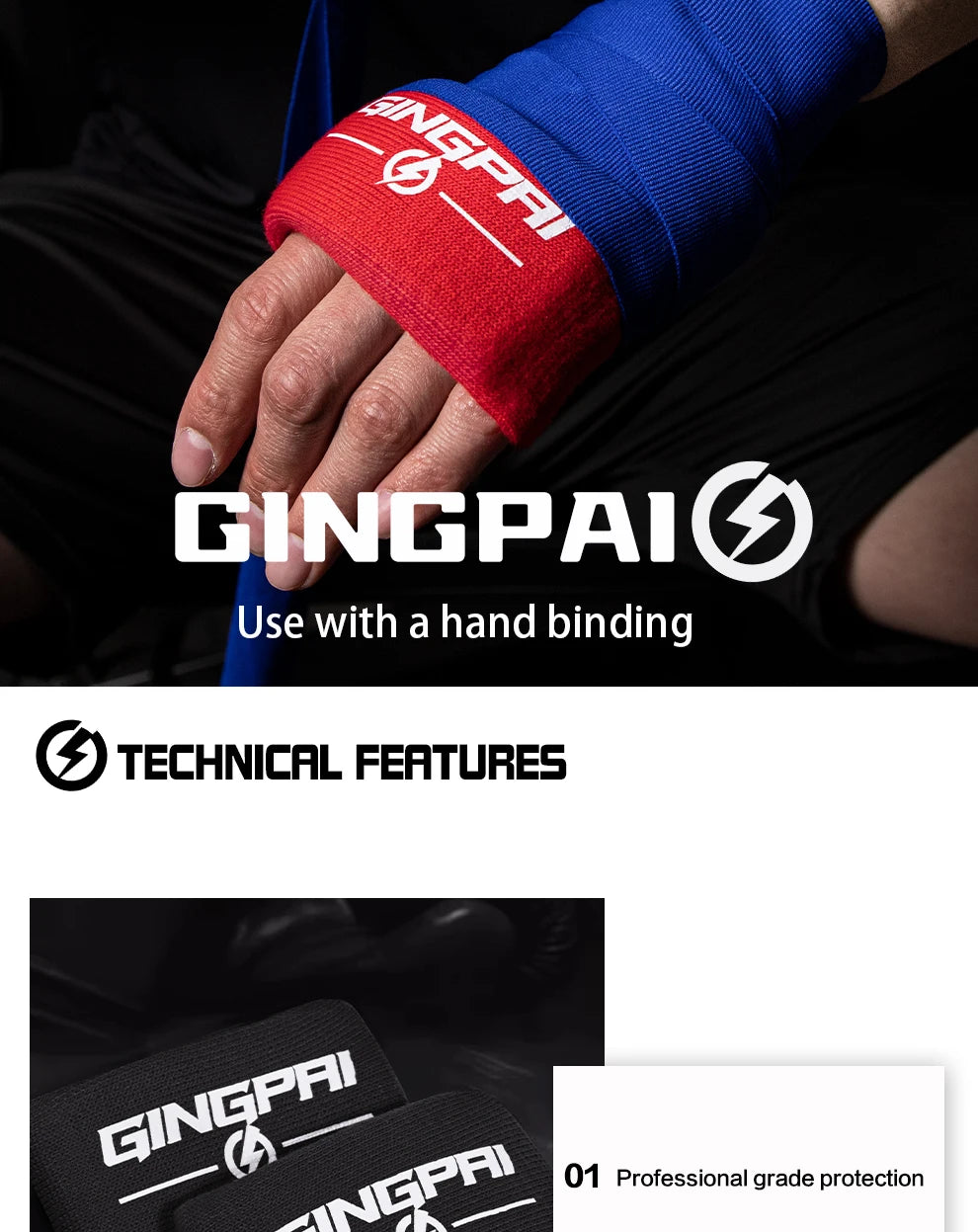 Gingpai Gel Knuckle Protectors