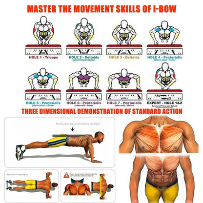 Push-Up Board Set – Colour-Coded Strength Training System