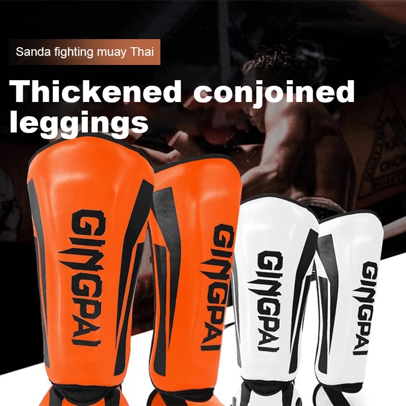 MMA Shin & Instep Guards – Muay Thai, Kickboxing & Taekwondo Leg Protectors