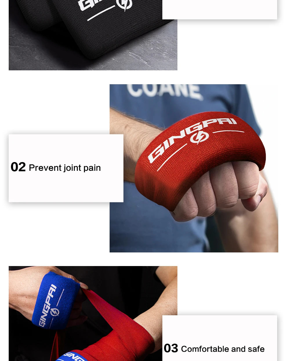 Gingpai Gel Knuckle Protectors