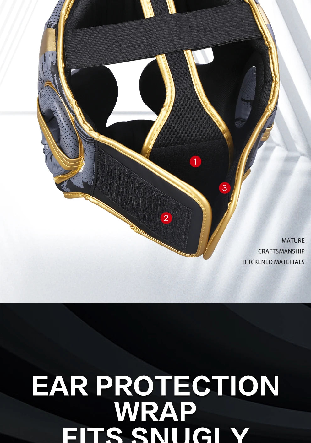 Gingpai Headguard for Boxing/Muay Thai/MMA