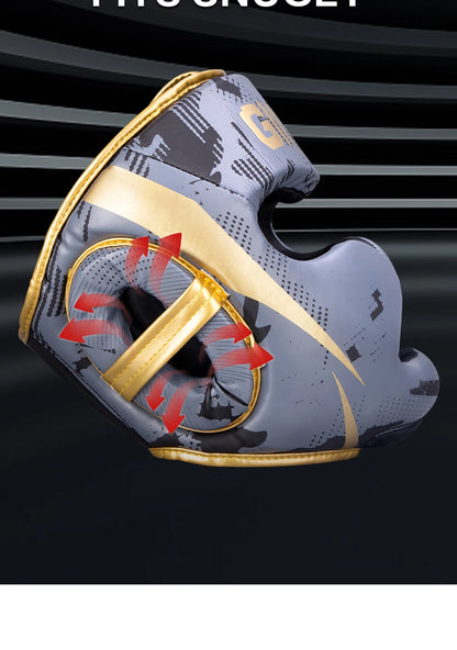 Gingpai Headguard for Boxing/Muay Thai/MMA