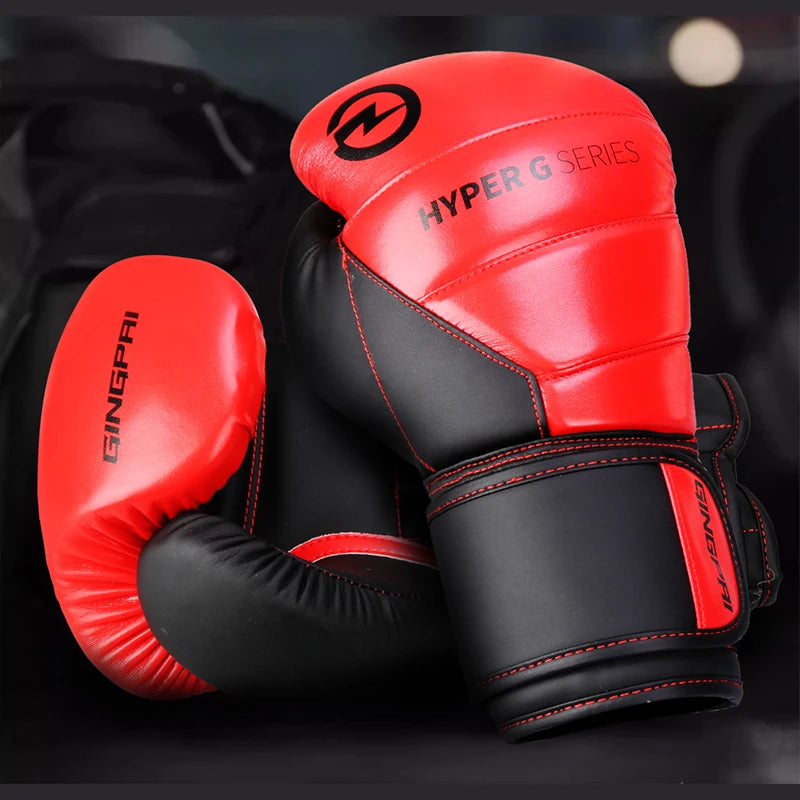 Boxing Gloves – PU Leather Training & Sparring Gloves