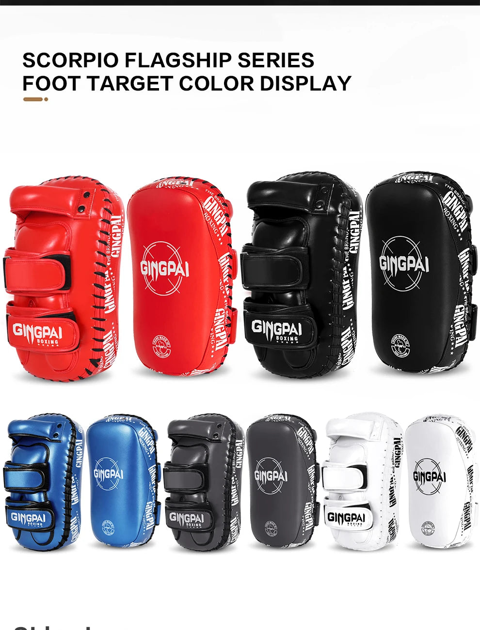 Gingpai Muay Thai Foot Target Pads