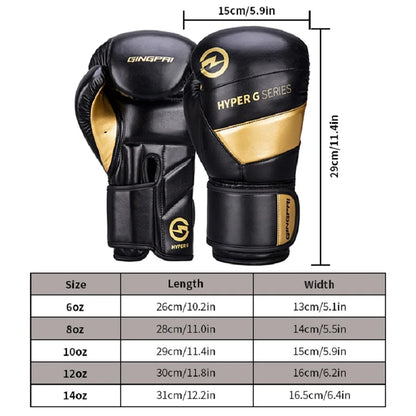 Boxing Gloves – PU Leather Training & Sparring Gloves