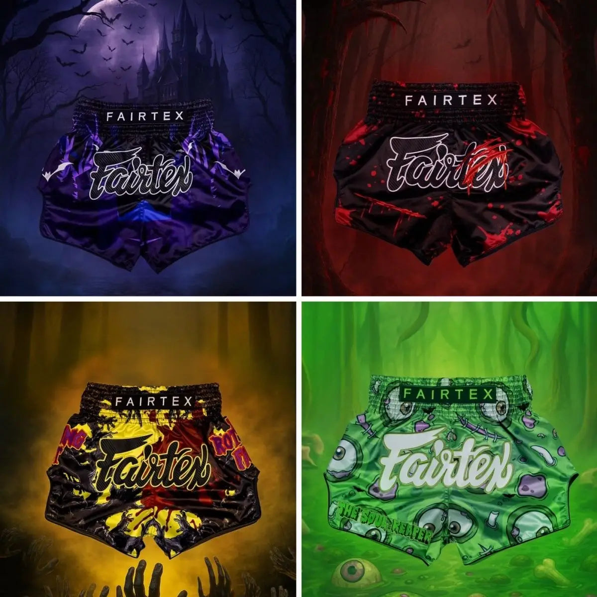 Fairtex - Halloween Muay Thai Shorts – Soul Reaper Edition