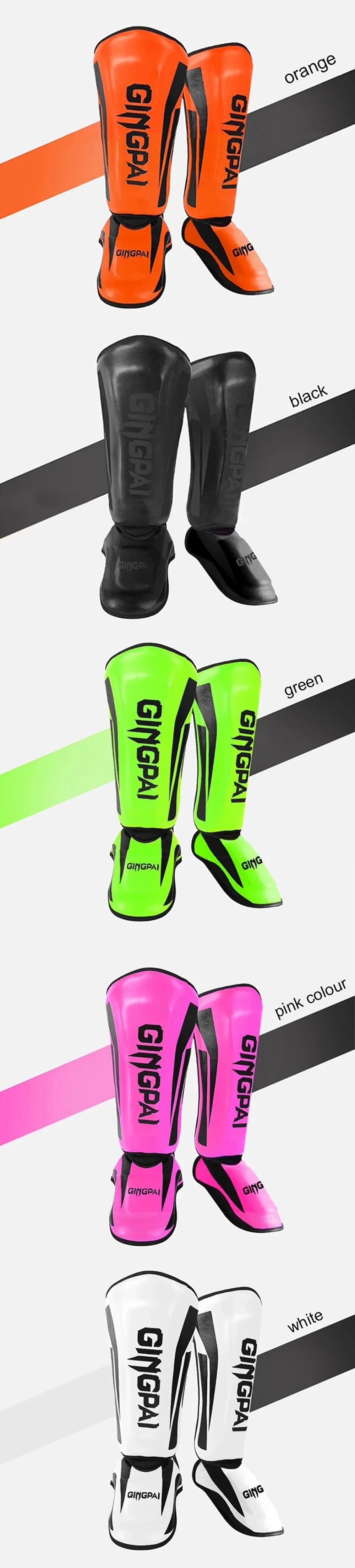 MMA Shin & Instep Guards – Muay Thai, Kickboxing & Taekwondo Leg Protectors