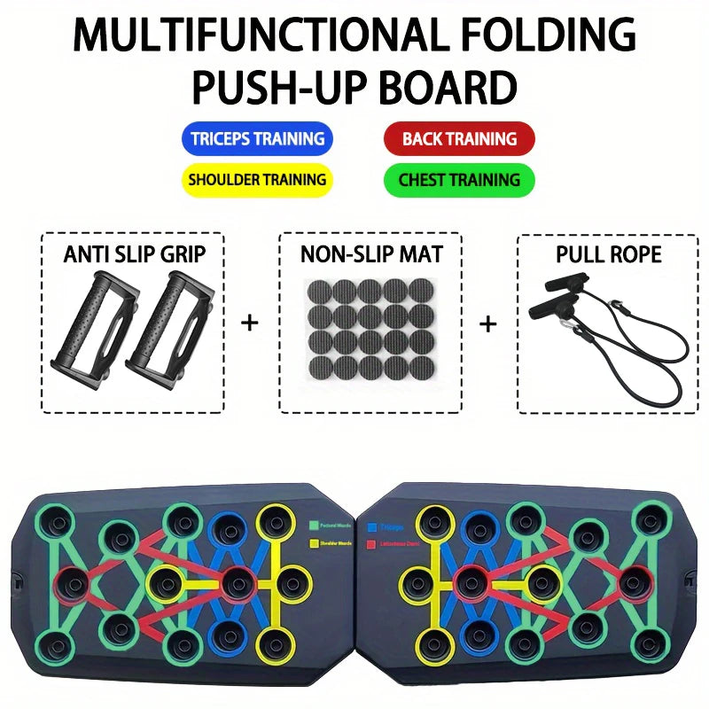 Push-Up Board Set – Colour-Coded Strength Training System
