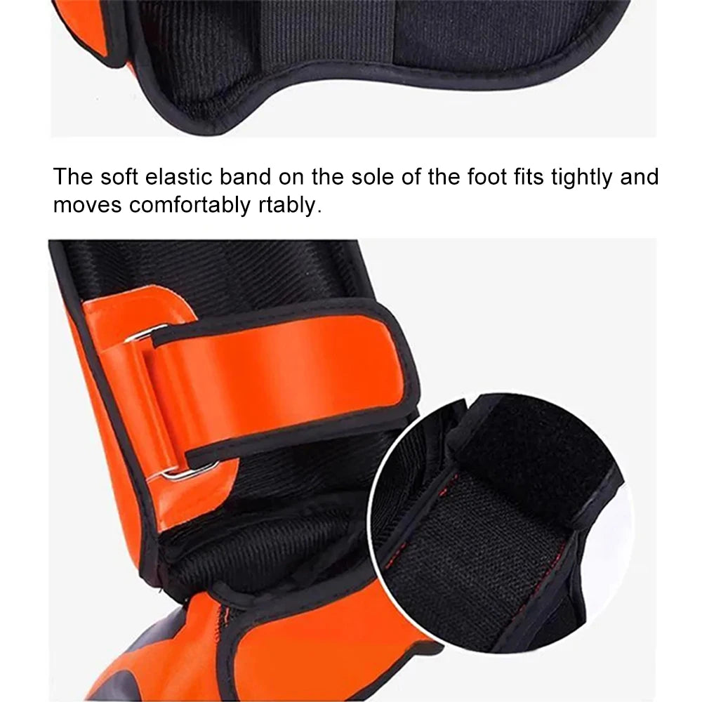 MMA Shin & Instep Guards – Muay Thai, Kickboxing & Taekwondo Leg Protectors