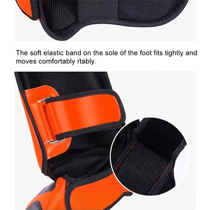 MMA Shin & Instep Guards – Muay Thai, Kickboxing & Taekwondo Leg Protectors