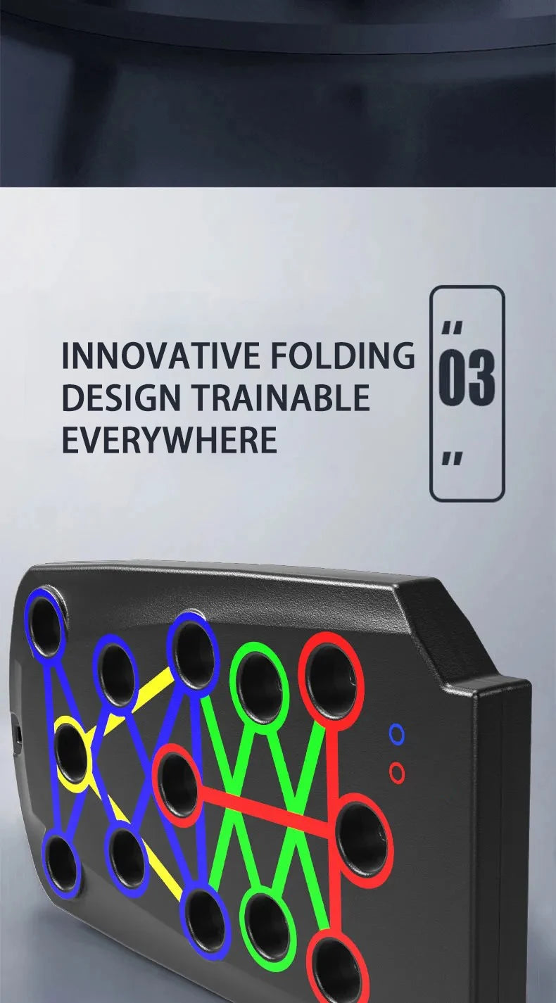 Push-Up Board Set – Colour-Coded Strength Training System